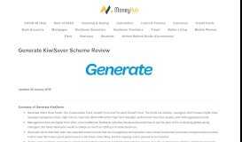 
							         Generate KiwiSaver Scheme Review - MoneyHub NZ ...								  
							    