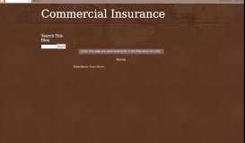 
							         Generic Commercial Insurance - Commercial Insurance								  
							    