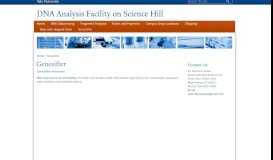 
							         Genesifter | DNA Analysis Facility on Science Hill								  
							    