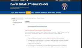 
							         Genesis - David Brearley High School - Kenilworth Public Schools								  
							    