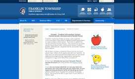 
							         Genesis for Parents / Overview of Genesis ... - Franklin Township								  
							    