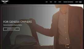 
							         Genesis Owners - Genesis Concierge Services | Genesis USA								  
							    
