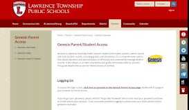 
							         Genesis Parent Access / Genesis Overview								  
							    