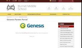
							         Genesis Parent Portal - Burnet Middle School - Township of Union ...								  
							    
