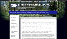 
							         Genesis Parent Portal - Ethel Hoppock Middle School								  
							    