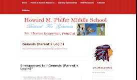 
							         Genesis (Parent's Login) - pennsauken public schools calendar								  
							    