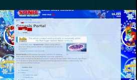 
							         Genesis Portal | Sonic News Network | FANDOM powered by Wikia								  
							    