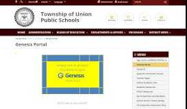
							         Genesis Portal - Township of Union Public School District								  
							    