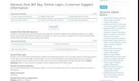 
							         Genesis Pure Bill Pay, Online Login, Customer Support ...								  
							    