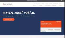 
							         Genesys Agent Portal | Genesys								  
							    