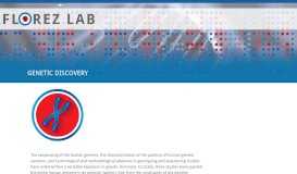 
							         Genetic Discovery - Florez Lab								  
							    