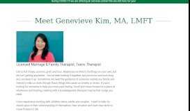 
							         Genevieve Kim I Lime Tree Counseling I Ambler, PA 19002 | Lime ...								  
							    