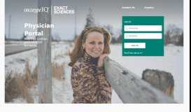 
							         Genomic Health Physician Portal								  
							    