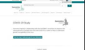 
							         Genomics England | 100,000 Genomes Project								  
							    