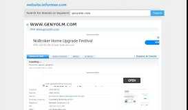 
							         genyolm.com at WI. Genyo Online - The Interactive Learning Portal								  
							    