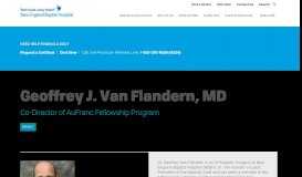 
							         Geoffrey J. Van Flandern – New England Baptist Hospital								  
							    