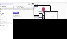 
							         GeoGebra | Free Math Apps - used by over 100 Million Students ...								  
							    