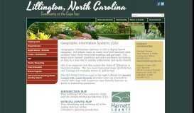 
							         Geographic Information Systems (GIS) - GIS - Lillington, North Carolina								  
							    