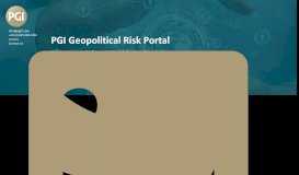 
							         Geopolitical Risk Portal | PGI								  
							    