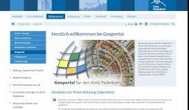 
							         Geoportal / Karten - Kreis Paderborn								  
							    