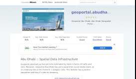
							         Geoportal.abudhabi.ae website. Welcome to Abu Dhabi Geospatial ...								  
							    