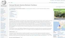 
							         George Brown Darwin Botanic Gardens - Wikipedia								  
							    
