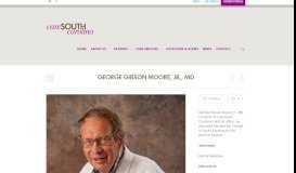 
							         George Gibson Moore, Jr., MD – CareSouth-Carolina								  
							    