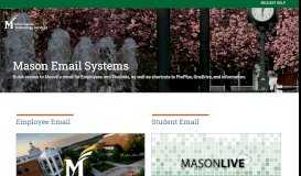 
							         George Mason University :: Information Technology Services :: Mason ...								  
							    