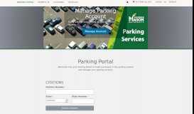 
							         George Mason University - Parking Portal								  
							    