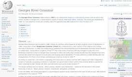 
							         Georges River Grammar - Wikipedia								  
							    