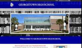 
							         Georgetown High School: Home								  
							    