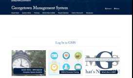 
							         Georgetown Management System | Georgetown University								  
							    