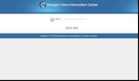 
							         Georgia Crime Information Center								  
							    