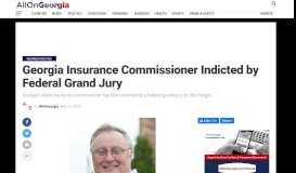 
							         Georgia Insurance Commissioner Says He's Fulfilled 'Day One ...								  
							    