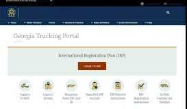 
							         Georgia Trucking Portal | Department of Revenue								  
							    