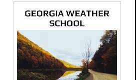 
							         Georgia Weather School								  
							    