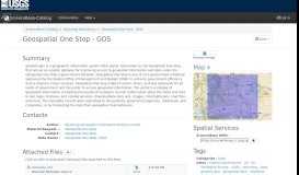 
							         Geospatial One Stop - GOS - ScienceBase - USGS								  
							    