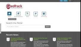 
							         GeoTrack: Portal								  
							    