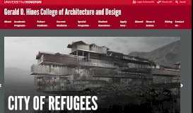 
							         Gerald D. Hines College of Architecture and Design at the University ...								  
							    