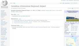 
							         Geraldton (Greenstone Regional) Airport - Wikipedia								  
							    