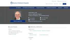 
							         Gerard Berry, MD | Boston Children's Hospital								  
							    