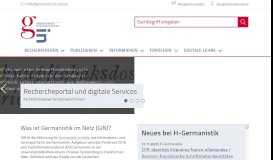 
							         Germanistik im Netz								  
							    