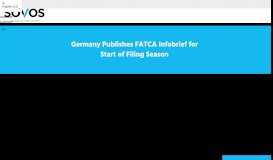
							         Germany Publishes FATCA Infobrief for Start of Filing Season | Sovos								  
							    