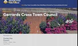 
							         Gerrards Cross Town Council								  
							    