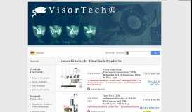 
							         Gesamtübersicht VisorTech-Produkte im offiziellen VisorTech Service ...								  
							    