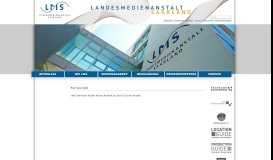 
							         Geschäftsbericht der LMS 2016 - Landesmedienanstalt Saarland								  
							    