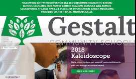 
							         Gestalt Community Schools								  
							    