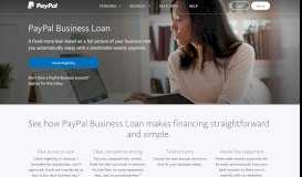
							         Get a Small Business Loan Online from $5,000 to $500,000 - PayPal								  
							    