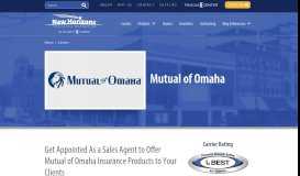 
							         Get Appointed With Mutual of Omaha Insurance Company								  
							    