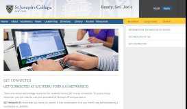 
							         Get Connected | St. Joseph's College New York								  
							    